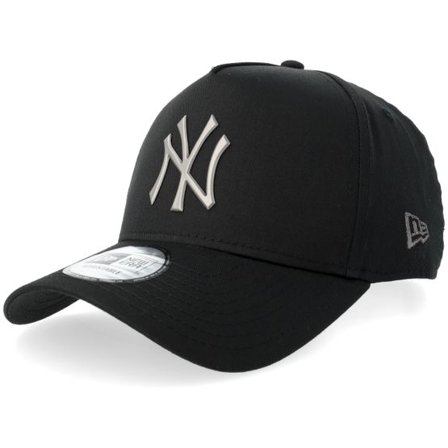 New Era - MLB Svart adjustable Keps - New York Yankees Metallic Black A-frame Adjustable @ Hatstore