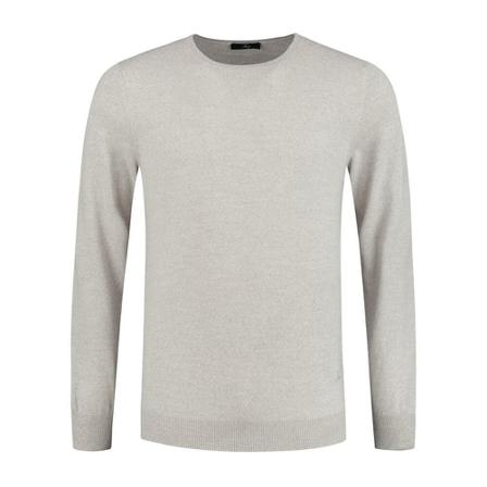 Fay, Crew neck Beige, Heren, Maat:M