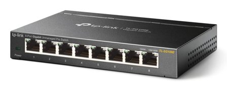 TP-Link JetStream TL-SG108E Easy Smart Switch - Switch - ikke-styrt - 8 x 10/100/1000 - stasjonær