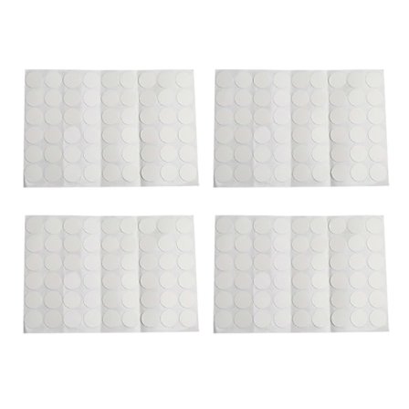 4X Garderob Skåp Självhäftande Skruvskydd Kåpor Klistermärken 216 i 1 Vit.pa