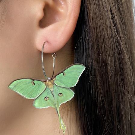 Fashion Butterfly Drop Dangle Øreringe Dame Smykker, 1 par