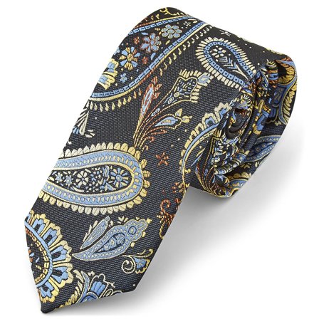 Classic Paisley Tie for Men - Skinny ties