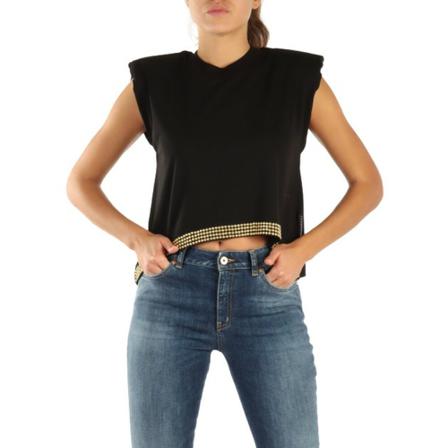 Just Cavalli Sleeveless Tops Sort, Dame