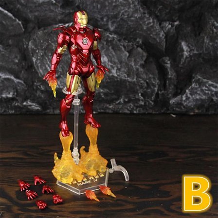 Zd Toys Marvel Iron Man Mk1 Mk2 Mk3 Mk4 Mk5 Mk6 Mk7 Mk42 Mk43 7" Film Actionfigur Iron-man Mark 1 2 3 4 5 6 7 42 43 Legends C