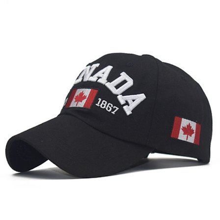 Alphabet CANADA baseball caps for menn og kvinner CANADA allsidig