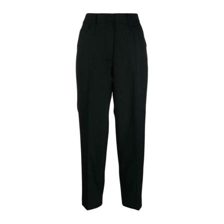 Seventy, Diagonal Wool Trouser Zwart, Dames, Maat:XL