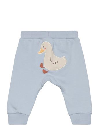 Trousers Patch At Back Duck Bottoms Sweatpants Blue Lindex