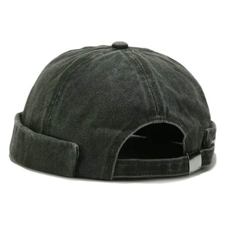 Vintage pesty Miki Hat Hat Beanie Docker Sotar Mot Green