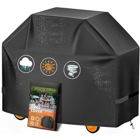 Grillovertræk 58 tommer, overlegen grillovertræk til Weber Genesis 300-serie grill, 600d udendørs grillovertræk til Dyna-glo, Char-broil, Nexgrill, 