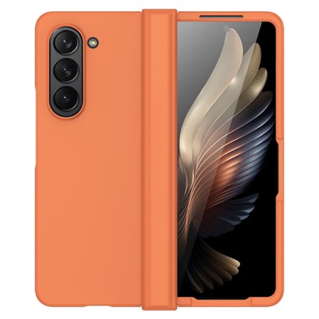 SKALO Samsung Z Fold5 Skin-touch Fold Skal - Orange