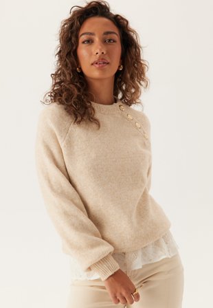 ONLY-Onlemma Life Ls Button Oneck K-M