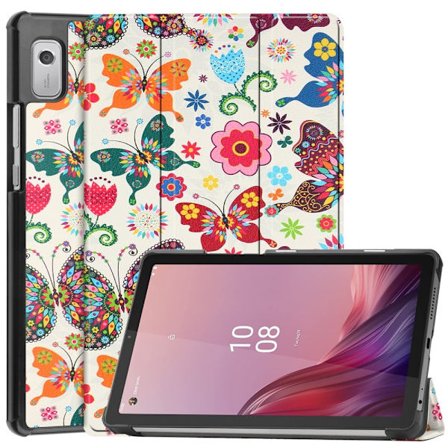Tri-fold Fodral till Lenovo Tab M9 - Butterflies