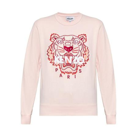 Kenzo Sweatshirt with logo Pink, Dame Sweatshirts, Størrelse: XS