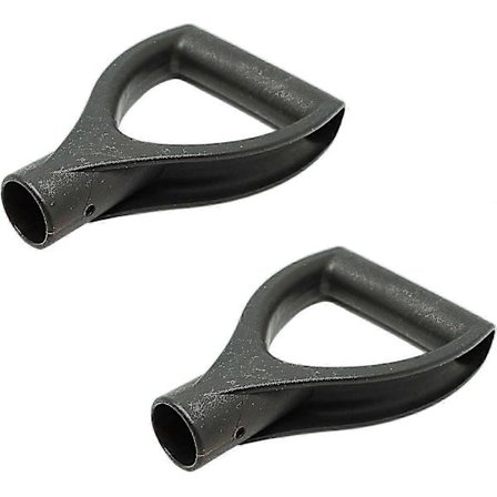 Nytt, lämpligt ersättnings-D-handtag, trädgårdsplast-D-handtag för spadar, snöskyffel, D-format handtag, ersättning