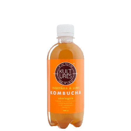 Kultures Kombucha Ginger Lime, 400 ml