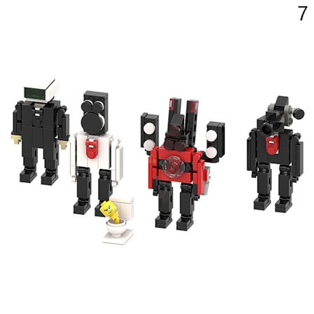 Skibidi Toilet Man vs Monitor Building Blocks The o Man och Ca