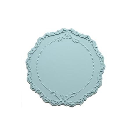 1/2stk Bordpynt Matte Dekkeunderlag LYS BLÅ MIDDEL light blue medium