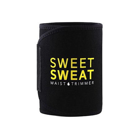 Svettbälte Träningsbälte Konditionsträning Svart Svart