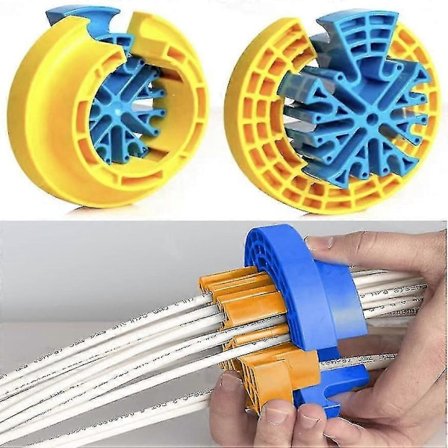 Kabelkam Organiseringsverktøy Ledning Kabel Dresser Bundler Ethernet Nettverkskabler Organizer