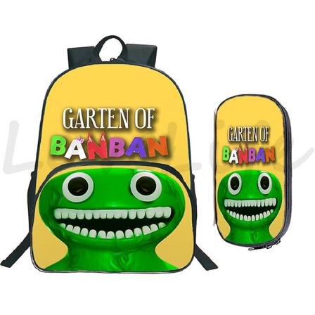 Garten Of Banban Ryggsäck 2st Set Flickor Pojkar Barn Tecknad Anime Ryggsäckar Trädgårdsspelsväska Skolväska Oxford Bokväskor Mochlia 13