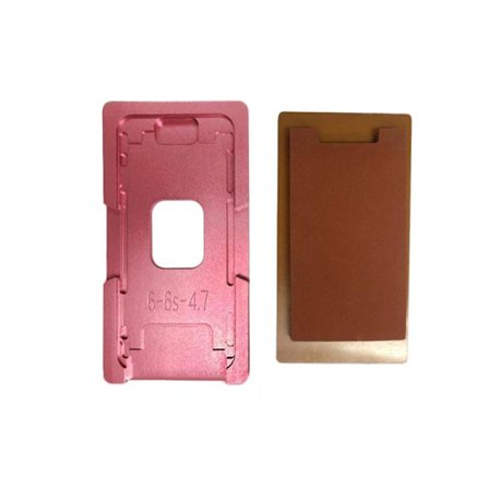 Aluminiumform med kudde Skärm-Laminering - iPhone 6/6S