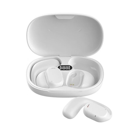 Trådlöst headset Benledande Bluetooth 5.3 headset Örontyp Bluetooth Motion FAN0406(Vit)