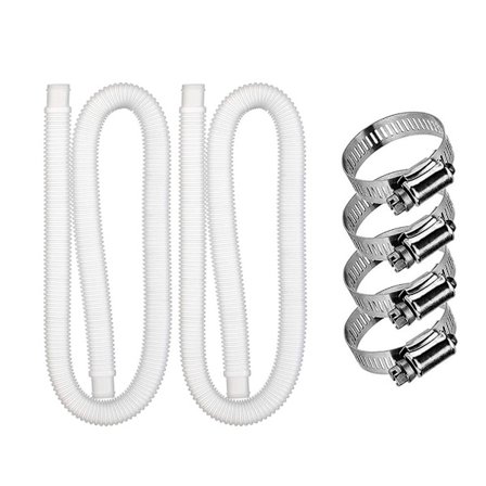 Svømmebassin badekar Pumpe Slange Lækagesikker Holdbar metalklemme Filter Pumpe Udskiftning Slange Pump Udskiftning Tilbehør