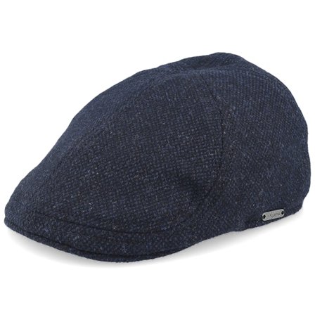 Wigéns - Blå flatcap Keps - Pub Cap Navy Flat Cap @ Hatstore