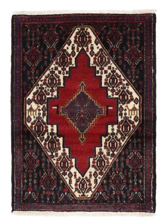 Medaljong Liten Senneh Matta 73X100 Ull