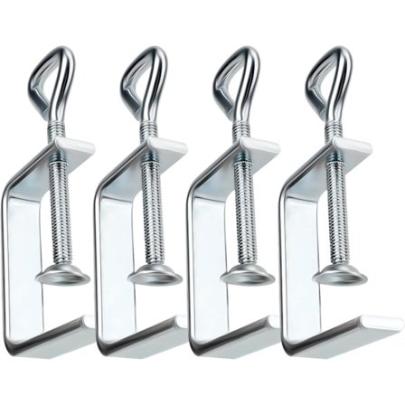 4 Stycken Justerbara C-Klämmor 5-48mm, Små C-Klämmor Snickarklämmor Träbearbetningsklämmor för Byggnadsarbete, Handgjorda, Träbearbetningsverktyg