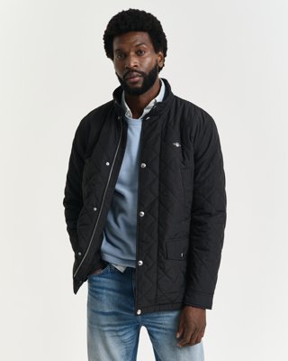GANT - Quilted windcheater jakke til herre black