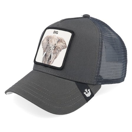 Goorin Bros. - Grigio trucker Cappellino - The Big Elephant Seasonal Core Charcoal A-Frame Trucker @ Hatstore