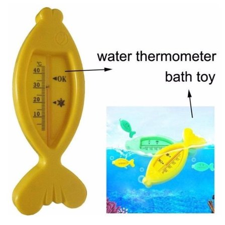 Badtermometer i form av fisk - termometer
