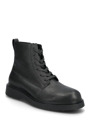 Calvin Klein | Combat Ess Lace Up Zip Boot Lth | 42
