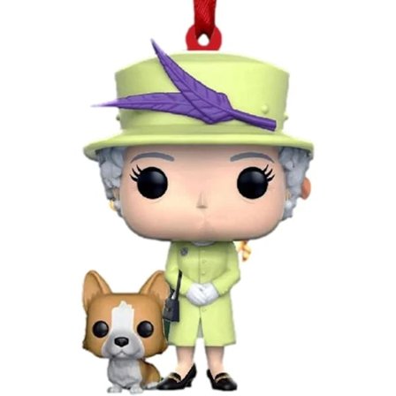 /EA/Drottningens juletrepynt, Elizabeth II Dronning og Corgi