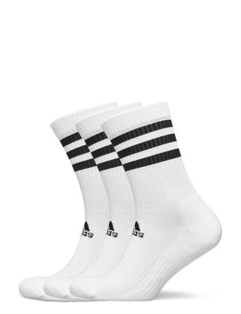 3-Stripes Cushi D Crew Socks 3 Pairs Underwear Socks Regular Socks Hvid Adidas Performance