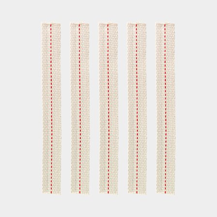 Mechas para lámpara de tormenta / lámpara de queroseno NOCK Mysingen & Mysingen X, 12 x 130 mm, paquete de 5