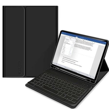 Tech-Protect SC Pen + Tastatur-etui til iPad Air 10,9" 2020-2022 / 11" 2024 - Svart