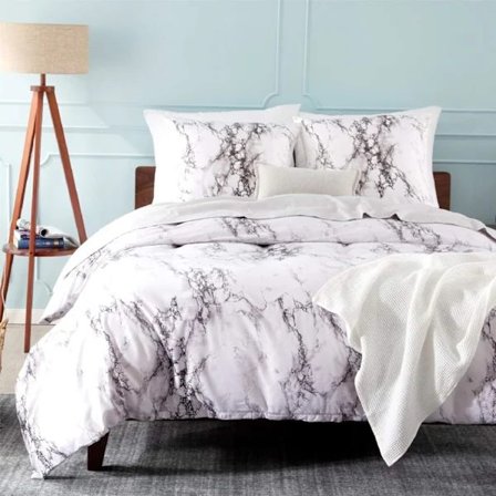 Sengesett for voksne med glidelås, 220x240 cm, dynetrekksett for 2 personer