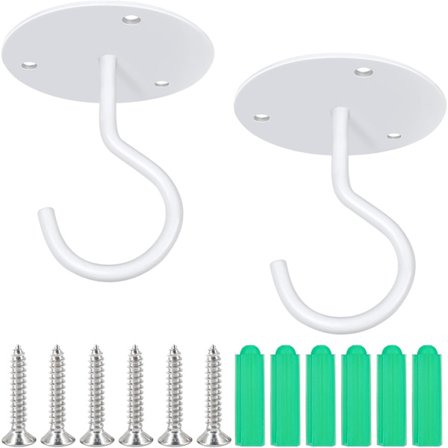 Lofthængere til ophængning af planter Metal Planteophæng Jernvægsophæng til ophængning af fuglefodere, lamper, lyssnore, vindklokker, dekorative 
