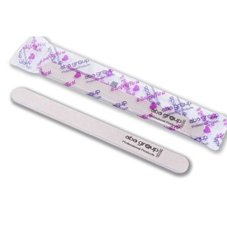 5-pack ABA Group - Nagelfil - 180/240 - Rak - Zebra