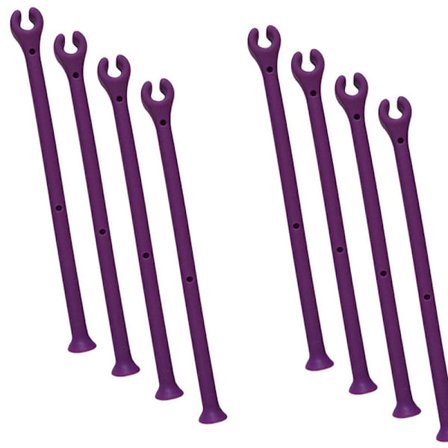 Silikone vinglasholder sæt til opvaskemaskine