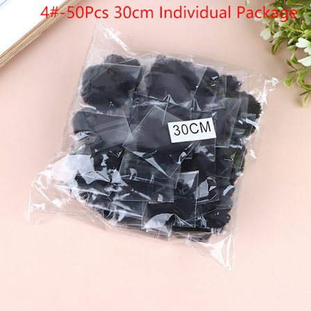 50 st Hårnät Svart Elastiskt Hårnät Osynligt Nät 1#-50 st