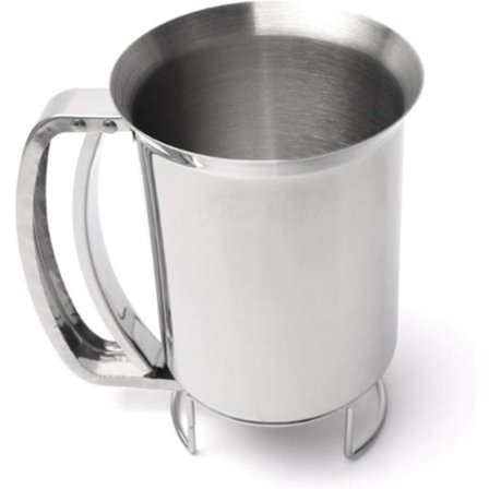 Profesjonell Håndholdt Pannekakerøre Dispenser Røre Trakt Kjøkkenverktøy For Baking av Kaker Cupcakes Crêpes Vafler Pannekaker