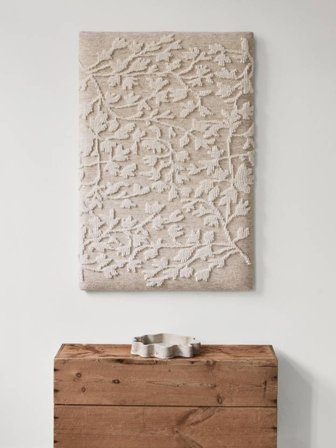 Ivy Wall Decoration Décoration Murale Beige 60X90