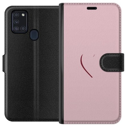 Kompatibelt Lommeboketui til Samsung Samsung Galaxy A21s SoftPinkLove