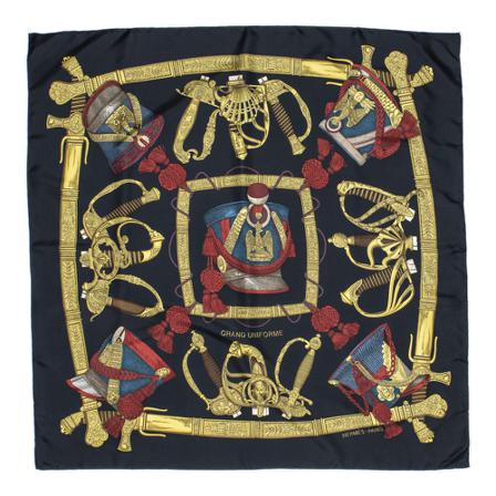 Hermès Vintage, Pre-owned Scarf Zwart, Dames, Maat:ONE Size