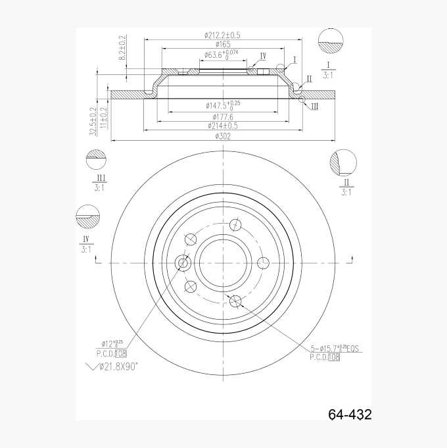 Bromsskiva - Biltema