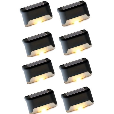 Solcelledrevet belysning for trapper og rekkverk