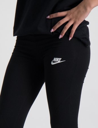 Nike G NSW FAVORITES GX HW LEGGING Sort Strømpebukser/leggings Pige - Kids Brand Store